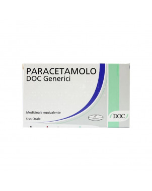 Paracetamolo DOC 500 mg 30 compresse indicato per il trattamento sintomatico della febbre e del dolore