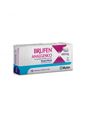 Brufen analgesico 400 mg 12 compresse indicato nel trattamento del dolore da lieve a moderato