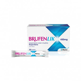 Brufenlik 400 mg 10 ml 20 bustine farmaco per il trattamento a breve termine del dolore di intensità da lieve a moderate