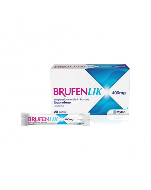 Brufenlik 400 mg 10 ml 20 bustine farmaco per il trattamento a breve termine del dolore di intensità da lieve a moderate