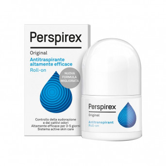 Perspirex original roll-on 20 ml Deodorante antitraspirante altamente efficace. Controllo della sudorazione e dei cattivi odori.