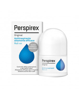 Perspirex original roll-on 20 ml Deodorante antitraspirante altamente efficace. Controllo della sudorazione e dei cattivi odori.