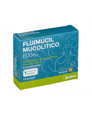 Fluimucil mucolitico 600 mg 10 Brausetabletten