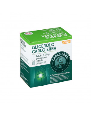 Glicerolo Carlo Erba adulti 6.75 g 6 containers