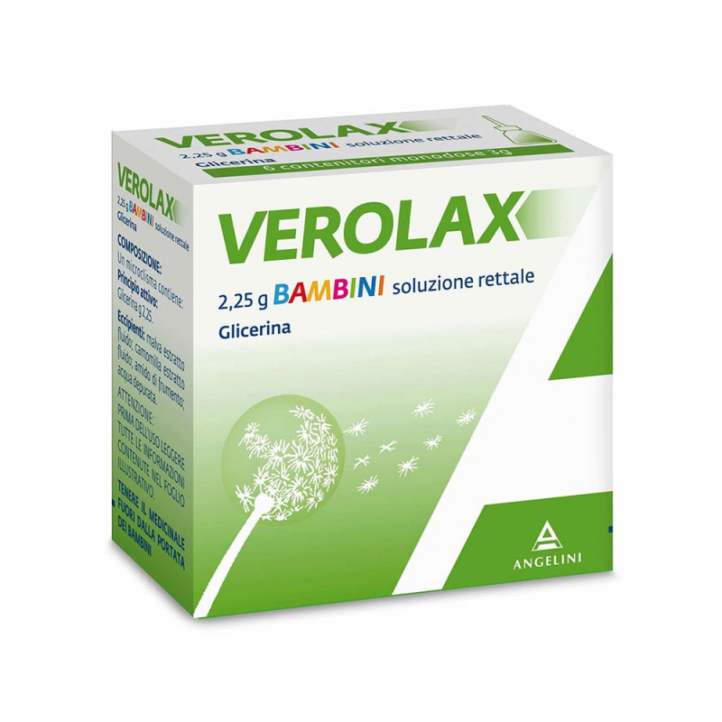 Verolax bambini 2,25 g 6 micro-lavements