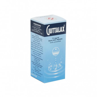 Guttalax solución oral gotas 15 ml indicado en el tratamiento a corto plazo del estreñimiento ocasional