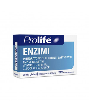 Prolife enzimi 30 capsule indicato per favorire l’equilibrio della flora intestinale