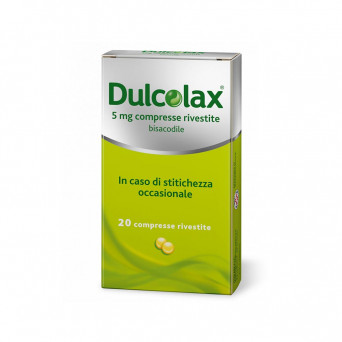 Dulcolax 5 mg 20 tablets indicated in case of occasional constipation