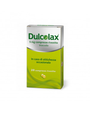 Dulcolax 5 mg 20 tablets indicated in case of occasional constipation