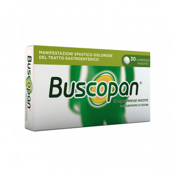 Buscopan 10 mg 30 Tabletten spastisch-schmerzhafte Erscheinungen des Magen-Darm-Traktes