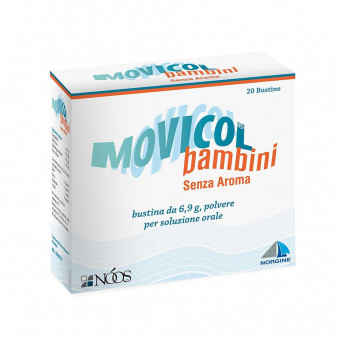 Movicol bambini senza aroma 20 bustine lassativo per il trattamento della stitichezza cronica nei bambini