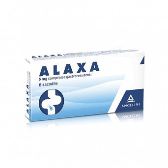 Alaxa 5 mg 20 gastro-resistant tablets indicated in the short-term treatment of occasional constipation