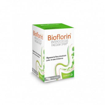 Bioflorin 25 hard capsules useful in case of enteritis and infectious diarrhea