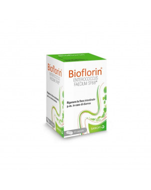 Bioflorin 25 hard capsules useful in case of enteritis and infectious diarrhea