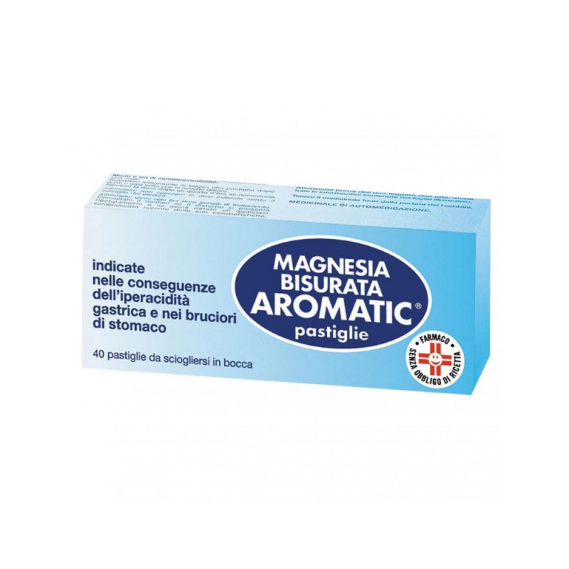 Magnesia bisurata aromatic 40 comprimés