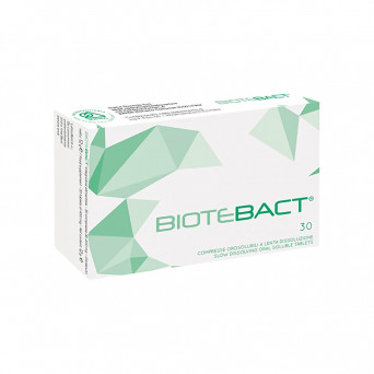 Biotebact 30 compresse integratore alimentare indicato per favorire la funzionalità delle prime vie respiratorie