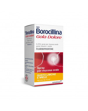 Neoborocillina gola dolore spray citron & miel 15 ml