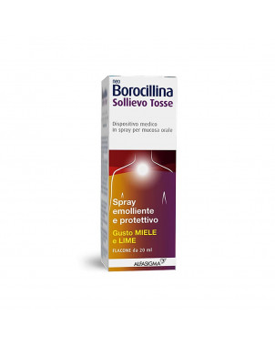 Neoborocillina sollievo tosse 20 ml dispositivo medico per il sollievo della tosse in spray per mucosa orale