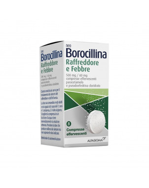 Neoborocillina raffreddore e febbre 8 comprimés