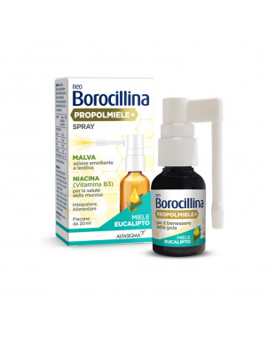 NeoBorocillina Propolmiele spray 20 ml integratore alimentare per il benessere della gola