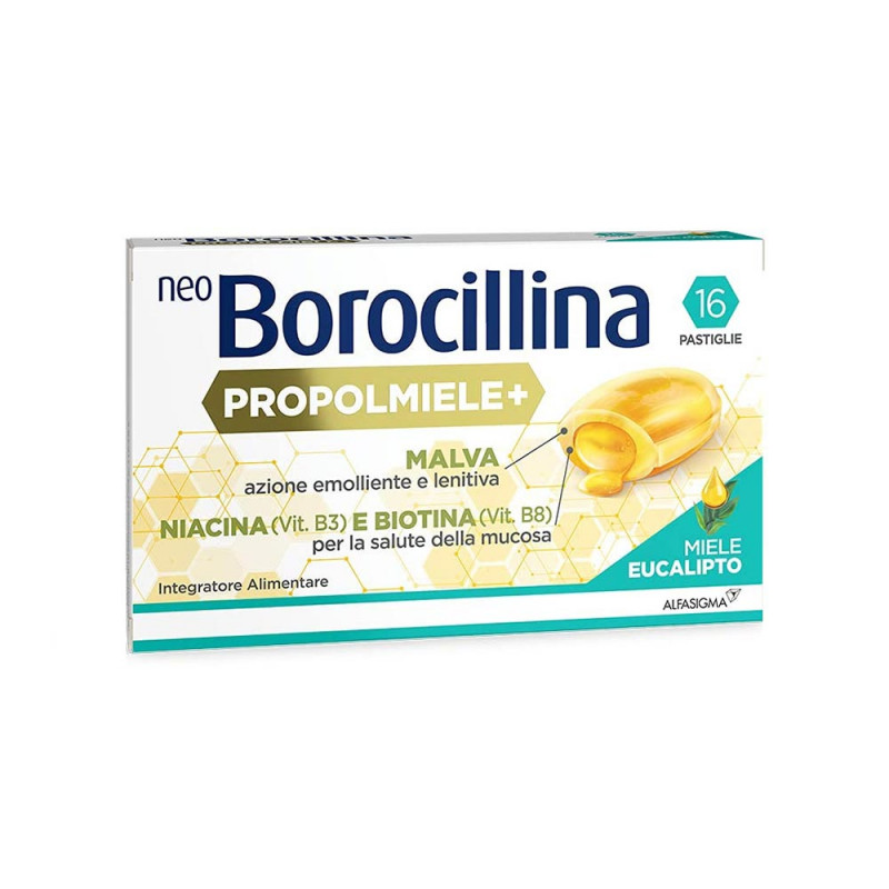 NeoBorocillina Propolmiele 16 comprimés