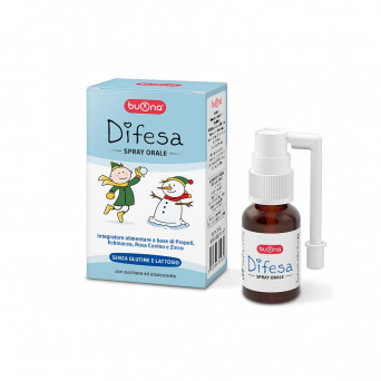 Buona difesa spray orale 15 ml integratore alimentare utile nel coadiuvare le difese naturali del bambino