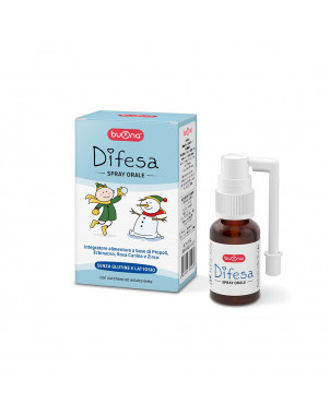 Buona difesa spray orale 15 ml integratore alimentare utile nel coadiuvare le difese naturali del bambino