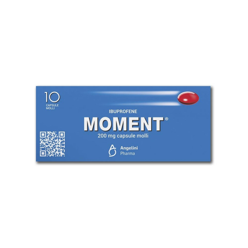 Moment 200 mg 10 capsules molles