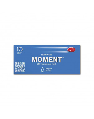 Moment 200 mg 10 soft capsules indicated for the treatment of pain of various origins and natures