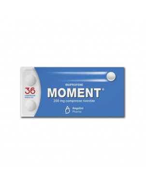 Moment 200 mg 36 compresse rivestite indicato per il trattamento del dolore  di varia origine e natura