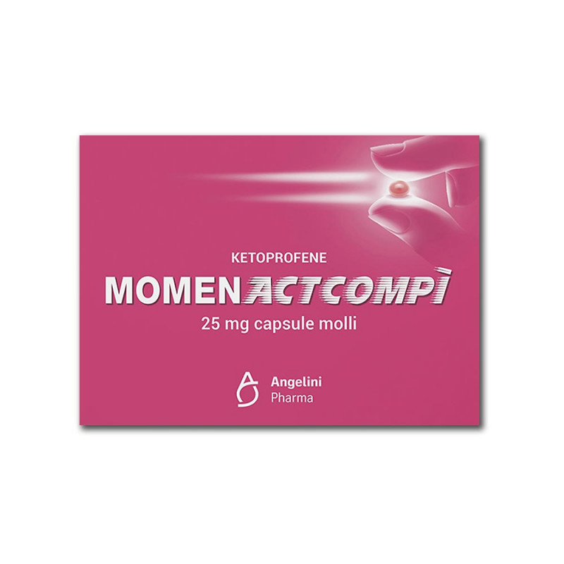 Momenactcompì 25 mg 10 capsule