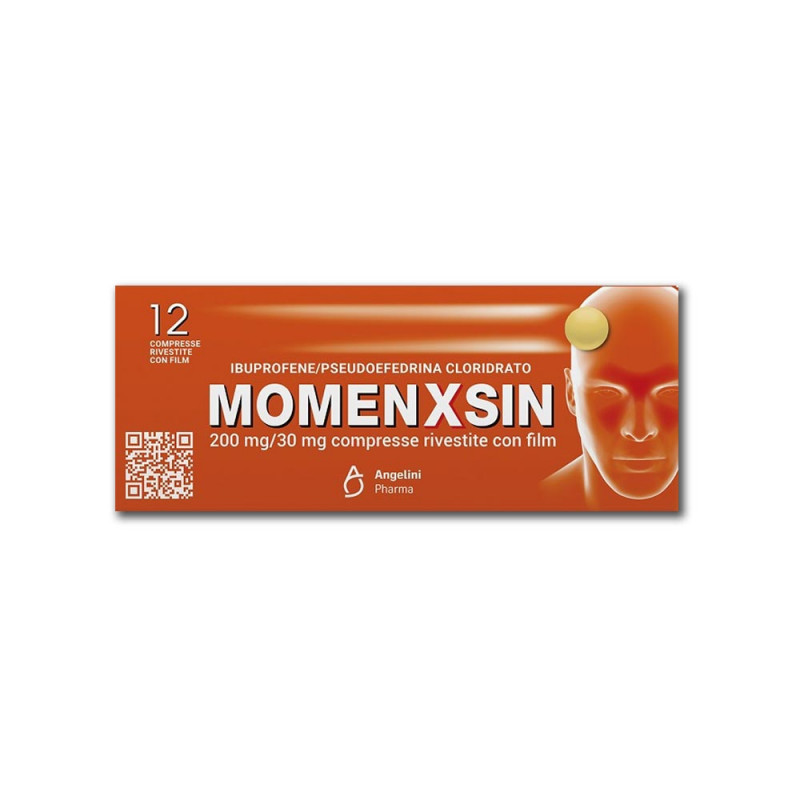 Momenxsin 200 mg + 30 mg 12 compresse