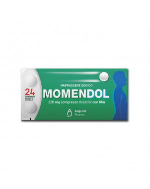 Momendol 24 comprimidos indicado para el tratamiento del dolor leve y moderado