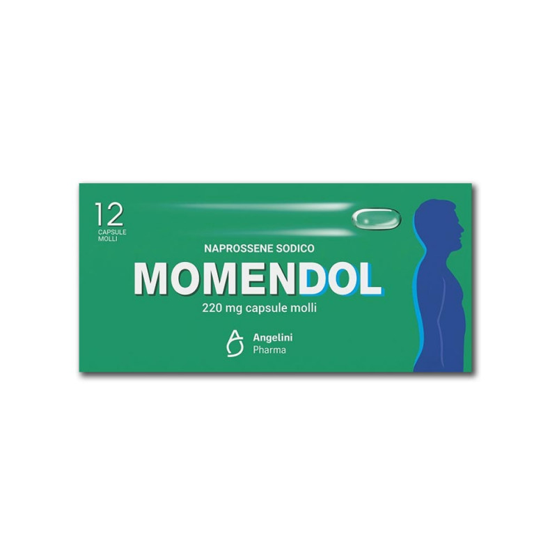 Momendol 220 mg 12 cápsulas blandas