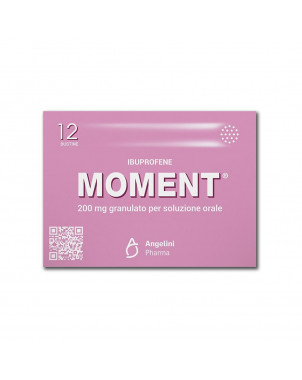 Moment 200 mg 12 sachets medicine indicated for the treatment of pain of various origins and natures