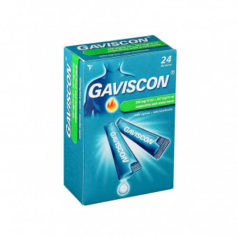 Gaviscon oral suspension 24 sachets provides rapid relief from occasional heartburn