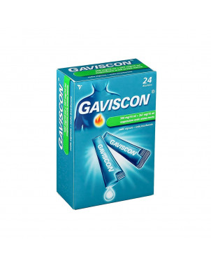 Gaviscon oral suspension 24 sachets provides rapid relief from occasional heartburn