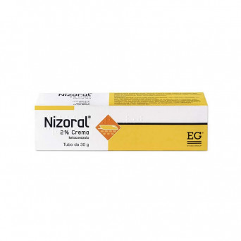 Nizoral 2% crema dermatológica 30 g indicada contra infecciones de la piel por hongos o levaduras