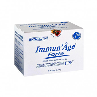 Immunage Forte 60 sachets useful for supporting the body's natural defenses and as an antioxidant