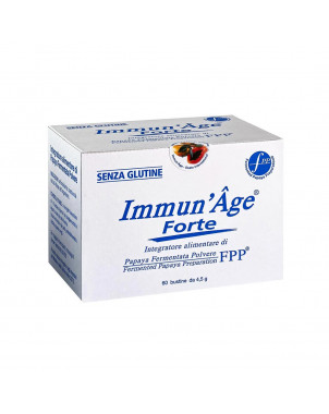 Immunage Forte 60 sachets useful for supporting the body's natural defenses and as an antioxidant