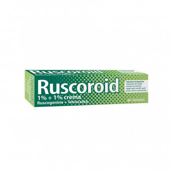 Ruscoroid 1% + 1% crema rectal 40 g