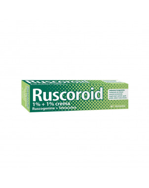 Ruscoroid 1% + 1% crema rectal 40 g