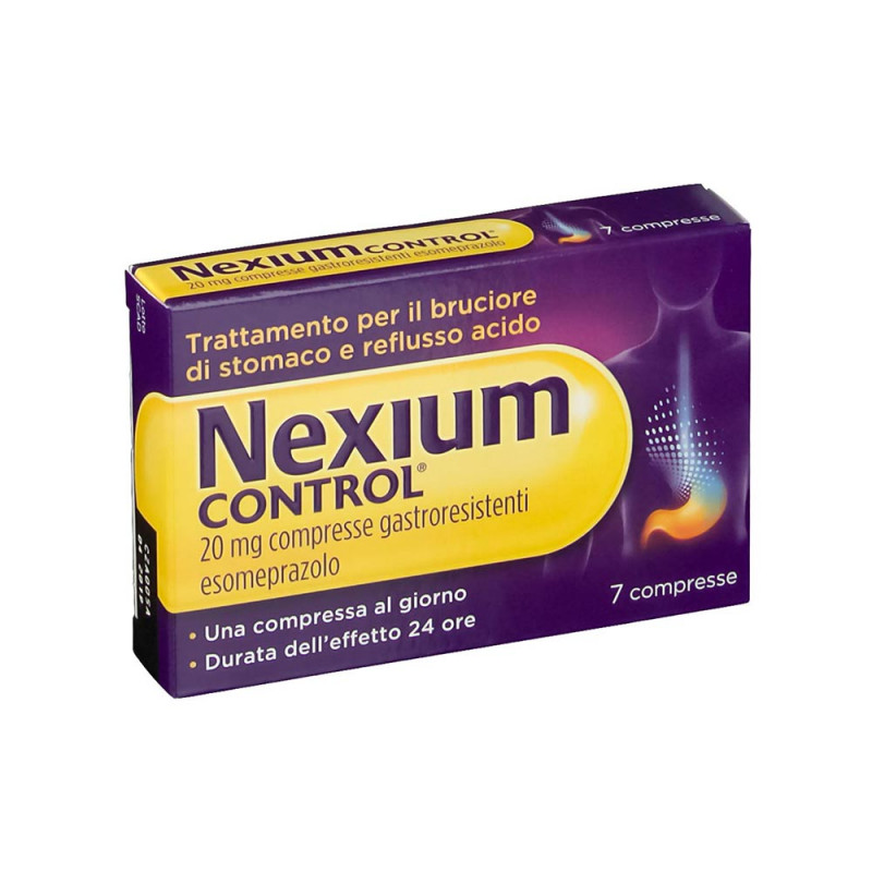 Nexium control 20 mg 7 compresse gastroresistenti