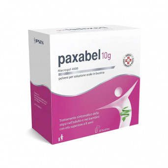 Paxabel 10 g powder for oral solution 20 sachets symptomatic treatment of constipation