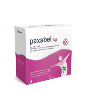 Paxabel 10 g polvere per soluzione orale 20 bustine trattamento sintomatico della stipsi