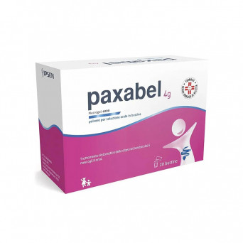 Paxabel 4g 20 sachets traitement symptomatique de la constipation de l'enfant de 6 mois à 8 ans