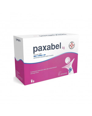 Paxabel 4g 20 sachets traitement symptomatique de la constipation de l'enfant de 6 mois à 8 ans