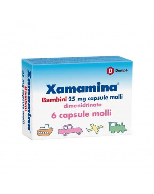 Xamamina bambini 25 mg 6 cápsulas