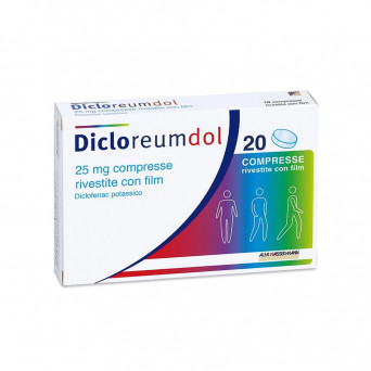 Dicloreumdol 25 mg 10 coated tablets