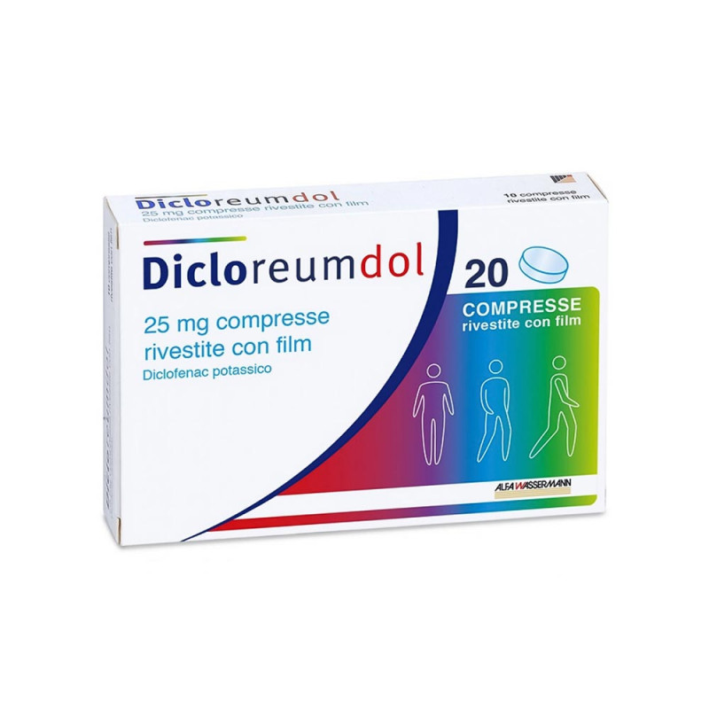 Dicloreumdol 25 mg 10 coated tablets